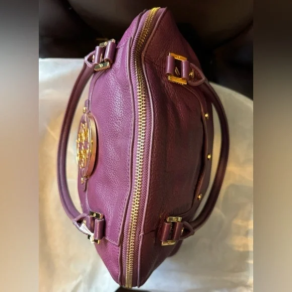 Tory Burch Amanda Purple Leather with COA - Picture 12 of 16